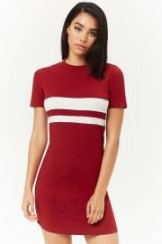 Red Striped Mini Dress by Forever 21 at Forever 21